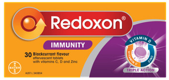 Discount Drug Stores Redoxon immunity blackcurrant flavour 30 effervescent tablets offer