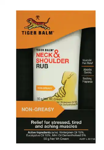 Discount Drug Stores Tiger balm neck & shoulder rub 50g offer