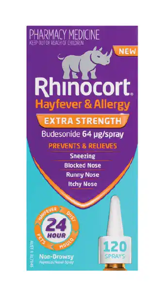 Discount Drug Stores Rhinocort hayfever & allergy nasal spray120 sprays offer