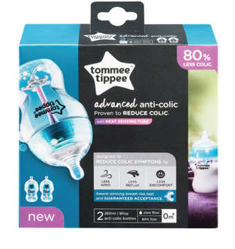 Discount Drug Stores Tommee tippee advanced anti-colic feeding bottle 260ml 2 pack offer