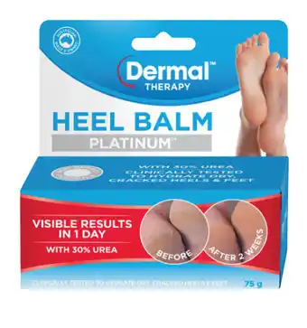 Discount Drug Stores Dermal therapy heel balm platinum 75g offer