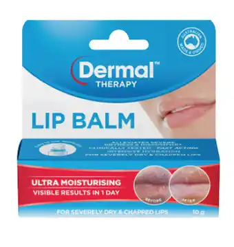 Discount Drug Stores Dermal therapy lip balm 10g offer
