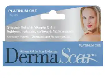 Discount Drug Stores Dermascar platinum c&e gel 15g offer