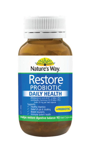 Discount Drug Stores Nature's way restore probiotic daily health 90 capsules offer