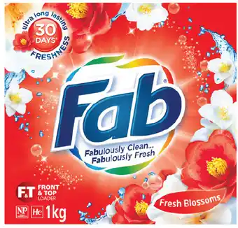 Discount Drug Stores Fab fresh blossom powder detergent 1kg offer