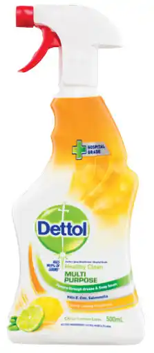 Discount Drug Stores Dettol multipurpose cleaner trigger spray lemon burst 500ml offer