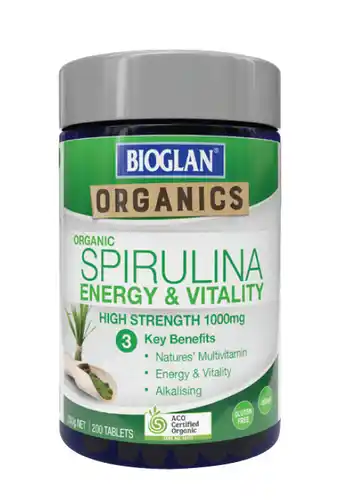 Discount Drug Stores Bioglan spirulina high strength 1000mg 200 tablets offer