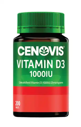 Discount Drug Stores Cenovis vitamin d3 1000iu 200 tablets offer