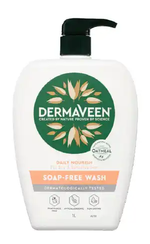 Discount Drug Stores Dermaveen daily nourish soap-free wash 1 litre offer