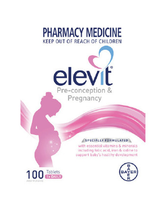 Elevit pre-conception & pregnancy multivitamin 100 tablets