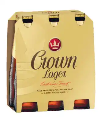 Liquorland Crown lager 6x375ml offer