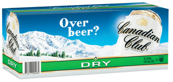 Liquorland Canadian club & dry can 375ml (10 pack) offer