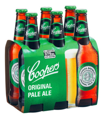Coopers original pale ale bottles 6x375ml