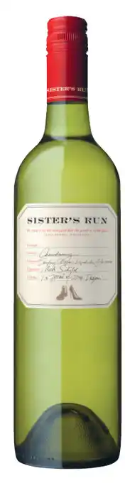 Liquorland Sisters run chardonnay 750ml offer