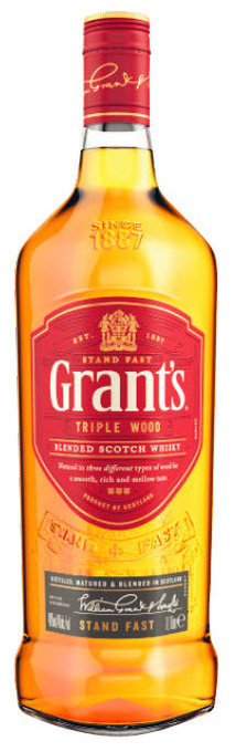 Grant's triple wood scotch 1 litre whisky