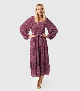 Target Piping Hot Shirred Midi Dress offer