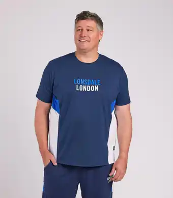 Target Plus Lonsdale Spliced T-Shirt offer