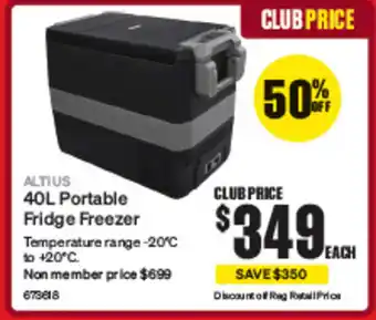 40L Portable Fridge Freezer