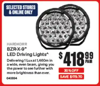 SuperCheap Auto BZR-X-9 LED Driving Lights offer