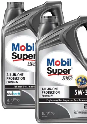 SuperCheap Auto Selected Mobil 5L SUPER 3000 Engine Oils offer
