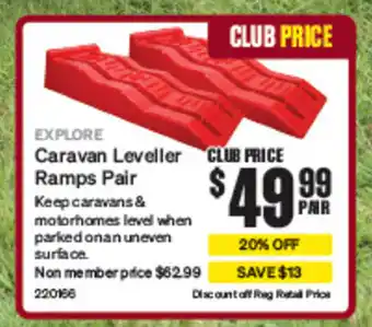 SuperCheap Auto Caravan Leveller Ramps Pair offer