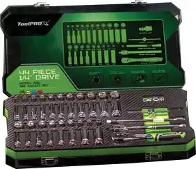 SuperCheap Auto ToolPRO-X 44 Pce 1/4” Dr Socket Set offer
