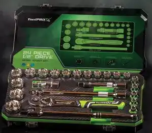 SuperCheap Auto ToolPRO-X 24 Pce 1/2” Dr Socket Set offer
