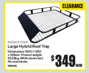 SuperCheap Auto Large Hybrid Roof Tray offer