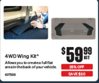 SuperCheap Auto 4WD Wing Kit offer