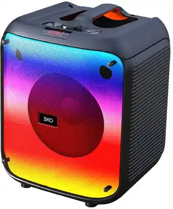 BIG W EKO 8-Inch Portable Party Speaker with Flame Lights offer