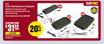 SuperCheap Auto Solar Maintenance Chargers offer