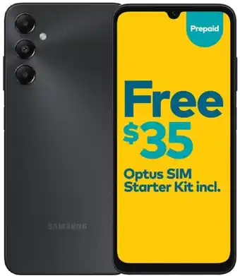 BIG W Optus Samsung A05s offer