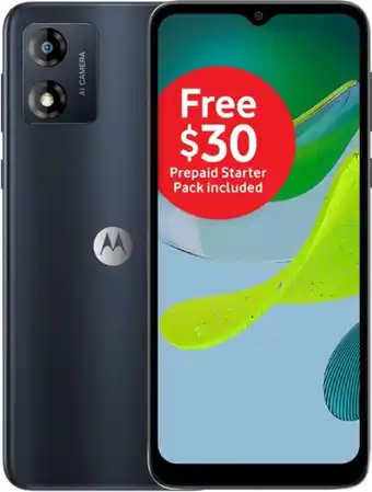BIG W Vodafone Motorola Moto e13 4G Prepaid offer