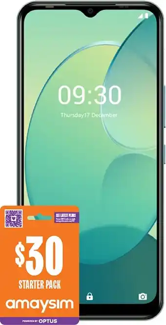 BIG W Aspera AS9 128GB - Mint with $30 Amaysim Sim offer