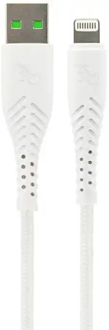 BIG W Gecko Ultra Tough Lightning Cable 1.5-Metre - White offer