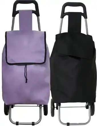 BIG W Swiss+Alps Basics Shopping Trolley - Lilac or Black offer