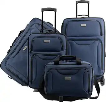 BIG W Jetstream 4-Piece Luggage Set - Blue offer