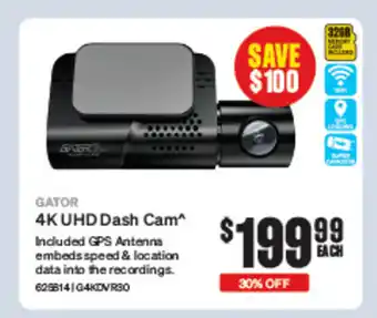SuperCheap Auto 4K UHD Dash Cam offer