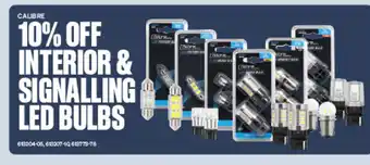 SuperCheap Auto INTERIOR & SIGNALLING LED BULBS offer