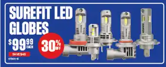 SuperCheap Auto SUREFIT LED GLOBES offer