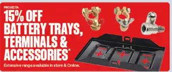 SuperCheap Auto BATTERY TRAYS, TERMINALS & ACCESSORIES offer