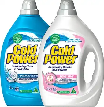 BIG W Cold Power Laundry Liquid 2-Litre offer