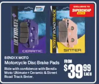 SuperCheap Auto Motorcycle Disc Brake Pads offer