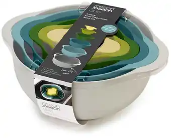 BIG W Joseph Joseph Duo 6-Piece Food Preparation Bowl Set offer