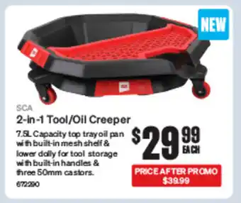 SuperCheap Auto 2-in-1 Tool/Oil Creeper offer