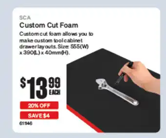 SuperCheap Auto Custom Cut Foam offer