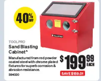 SuperCheap Auto Sand Blasting Cabinet offer
