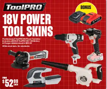 SuperCheap Auto 18V POWER TOOL SKINS offer