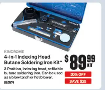 SuperCheap Auto 4-in-1 Indexing Head Butane Soldering Iron Kit offer