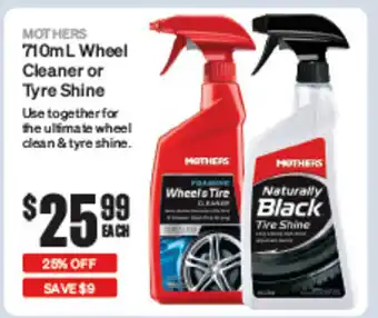 SuperCheap Auto 710mL Wheel Cleaner or Tyre Shine offer